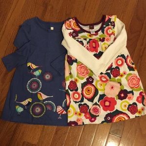 2 Tea Collection dresses for toddler girls size 2